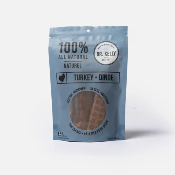 Dr. Kelly The Vet 100% Natural Dog Treats - Turkey